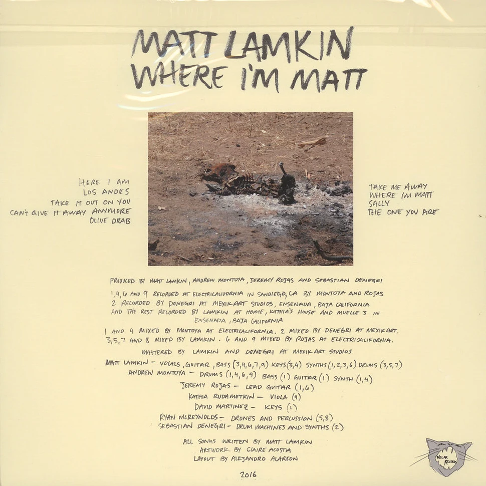 Matt Lamkin - Where I'm Matt
