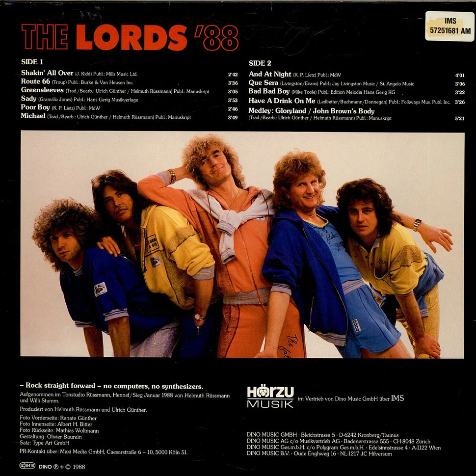The Lords - Back To The Roots - The New Recordings