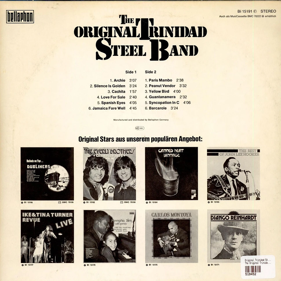 The Original Trinidad Steel Band - The Original Trinidad Steel Band