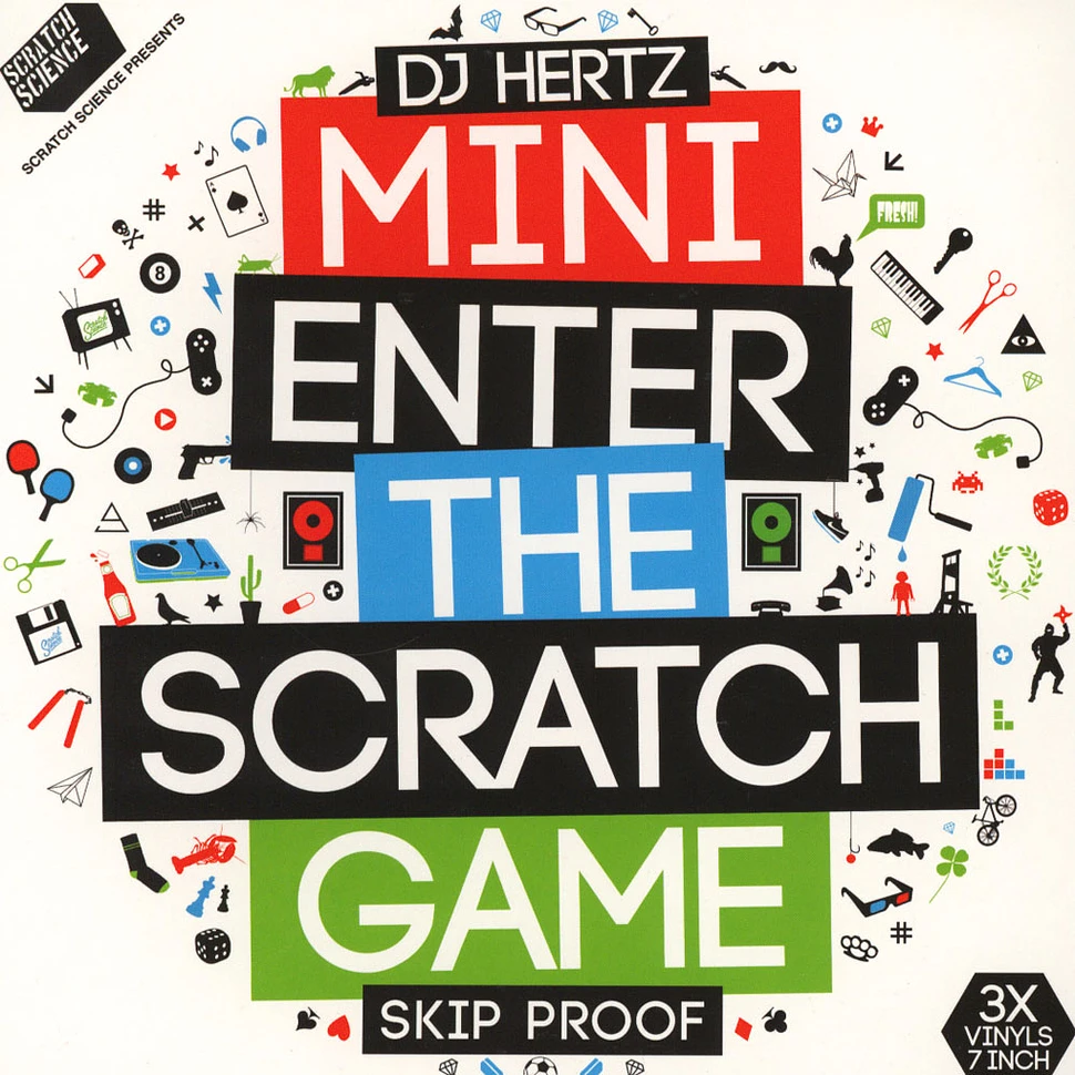 DJ Hertz - Mini Enter The Scratch Game Colored Vinyl Edition