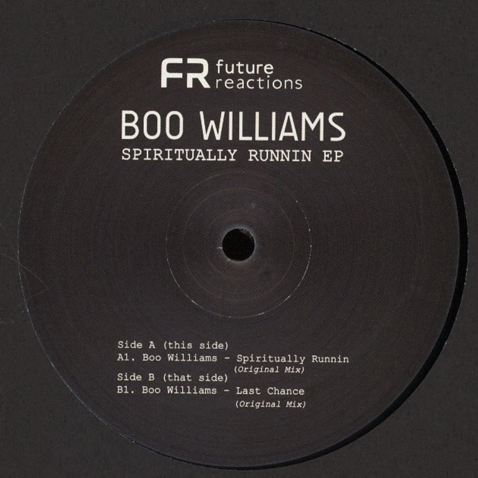 Boo Williams - Spiritually Runnin EP