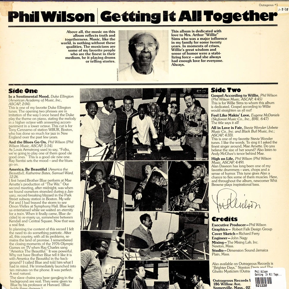 Phil Wilson - Getting It All Together