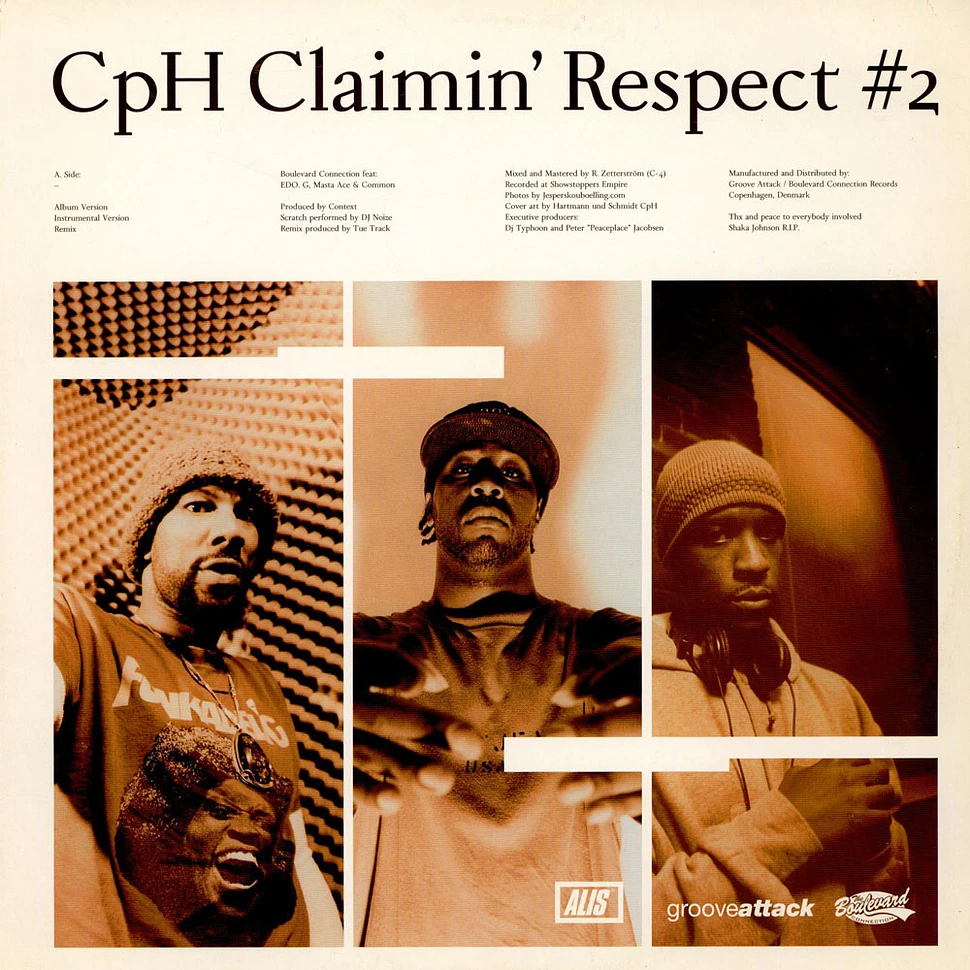 The Boulevard Connection - CpH Claimin' Respect #2 / G.A. (Remix)