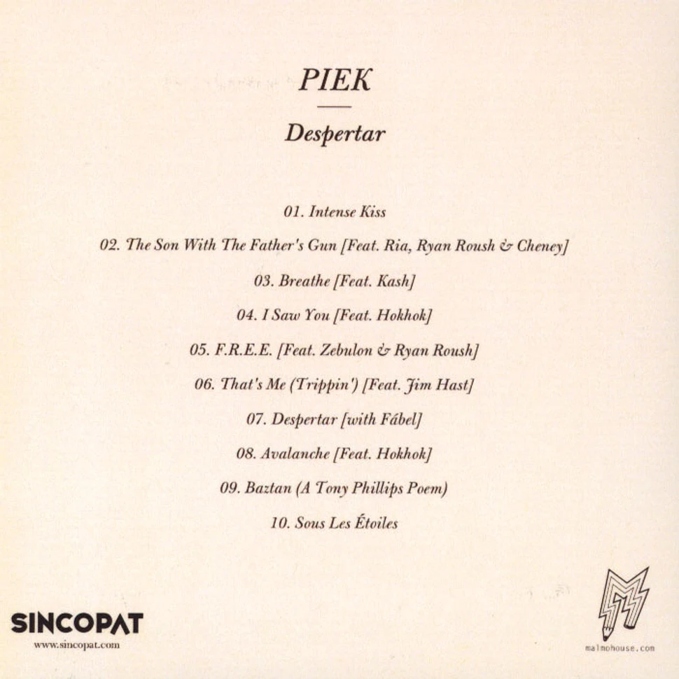 Piek - Despertar Green Marbled Vinyl Edition
