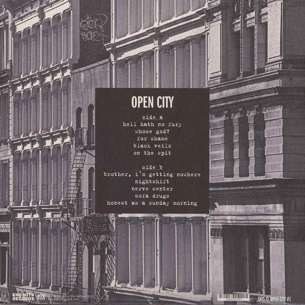 Open City - Open City White Vinyl Edition