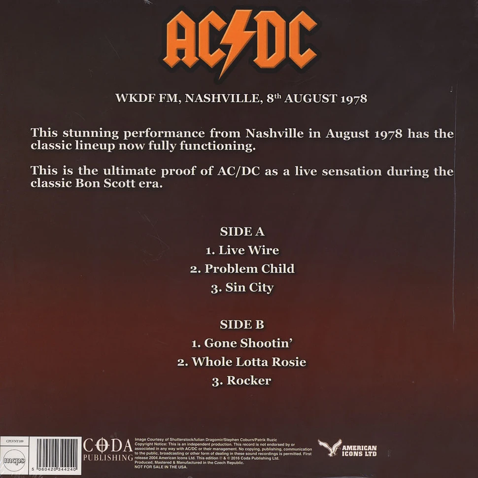 AC/DC - Gone Rockin' - In Concert - Nashville 1978