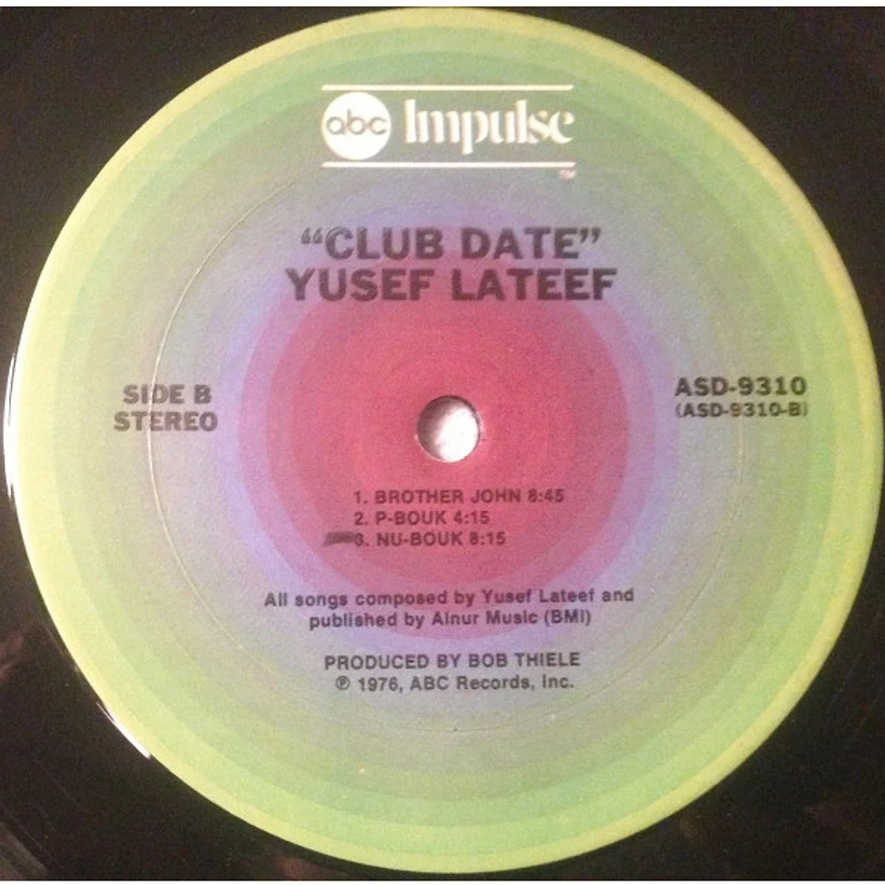 Yusef Lateef - Club Date