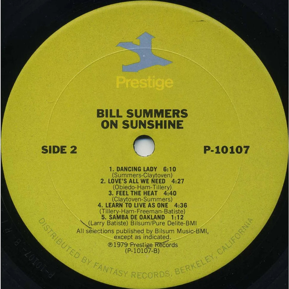 Bill Summers & Summers Heat - On Sunshine