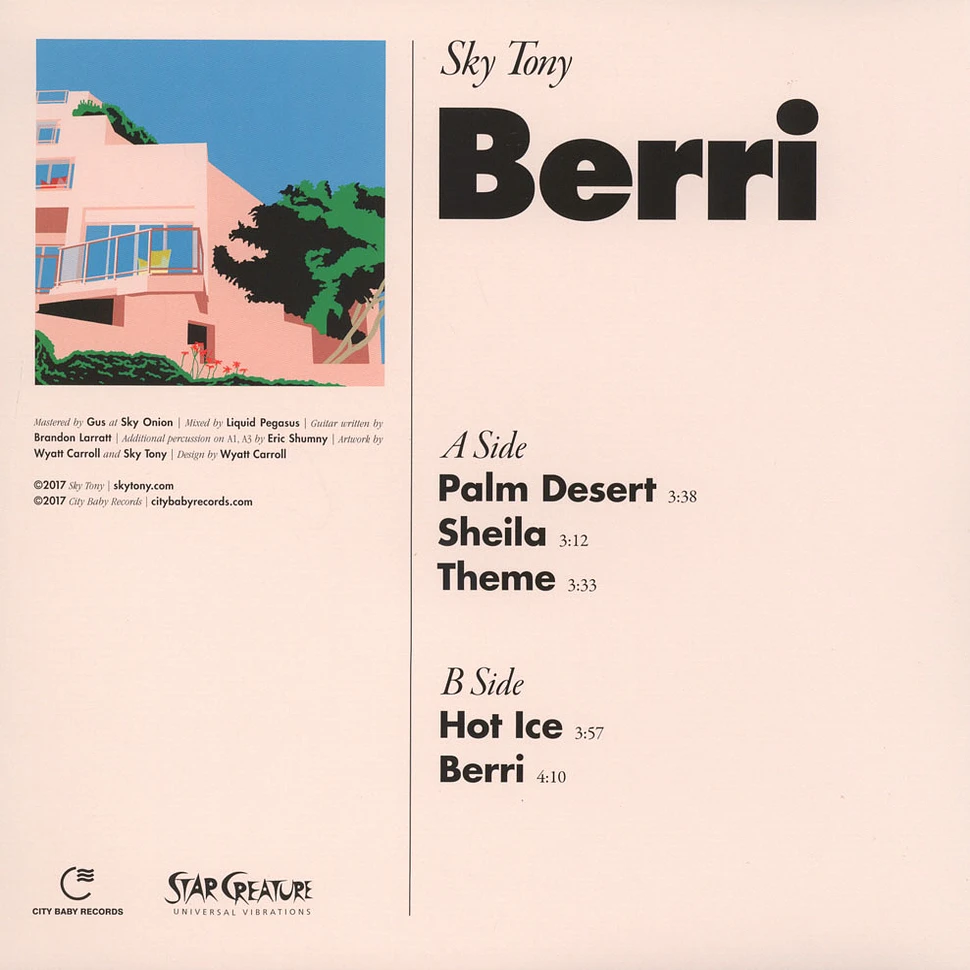 Sky Tony - Berri EP