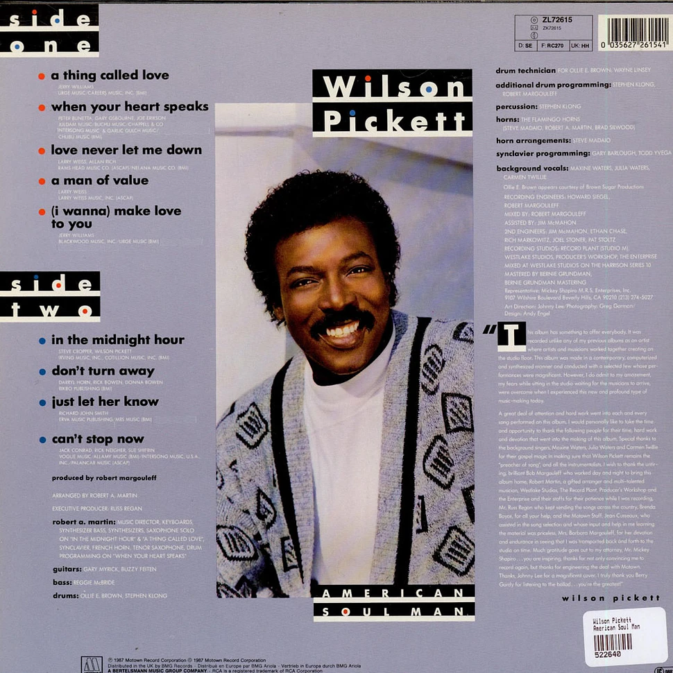 Wilson Pickett - American Soul Man