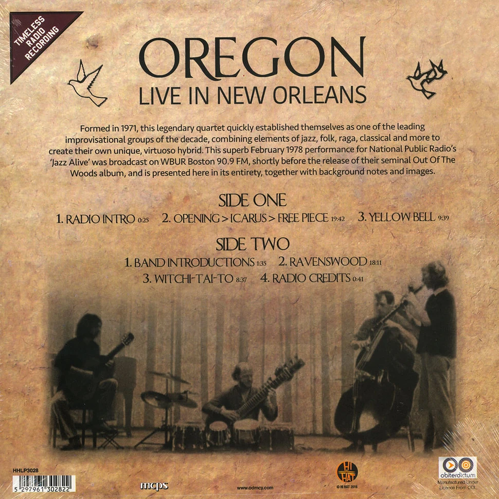Oregon - Live In New Orleans