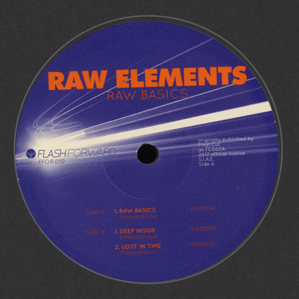 Raw Elements - Raw Basics Black Vinyl Version
