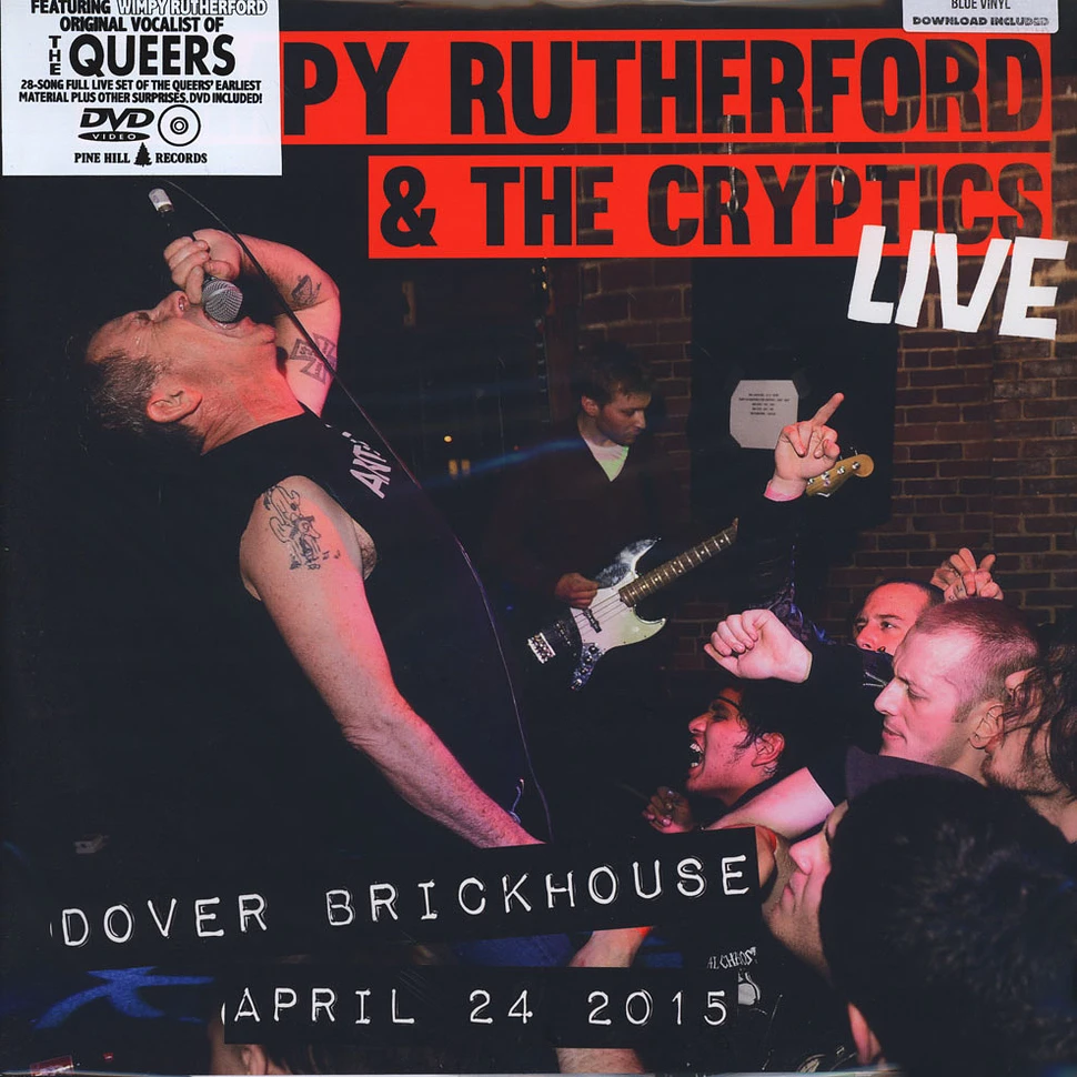 Wimpy Rutherford & The Cryptics - Live At The Brickhouse Blue Vinyl Edition