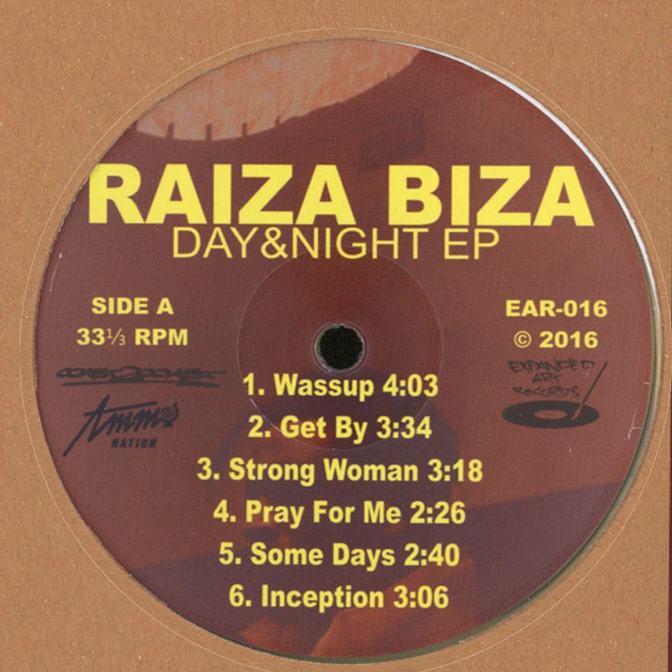 Raiza Biza - Day & Night EP Yellow Vinyl Edition
