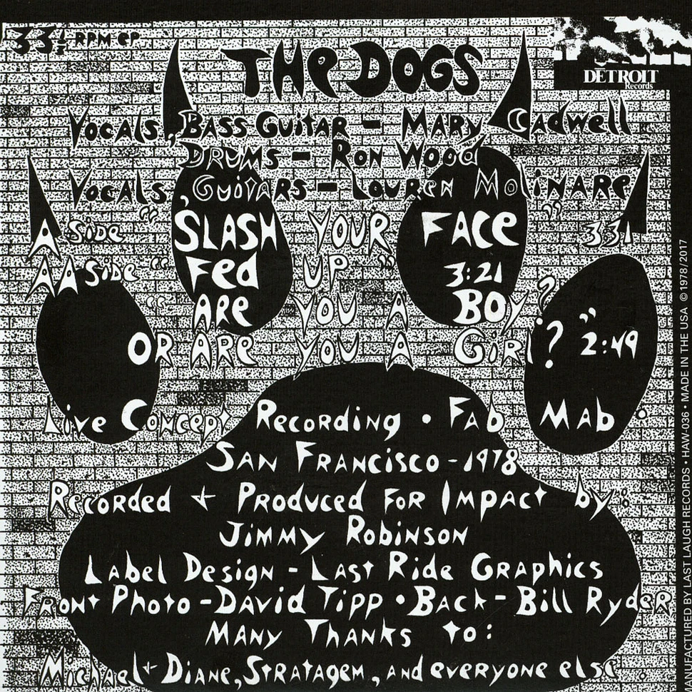 Dogs - Slash Your Face