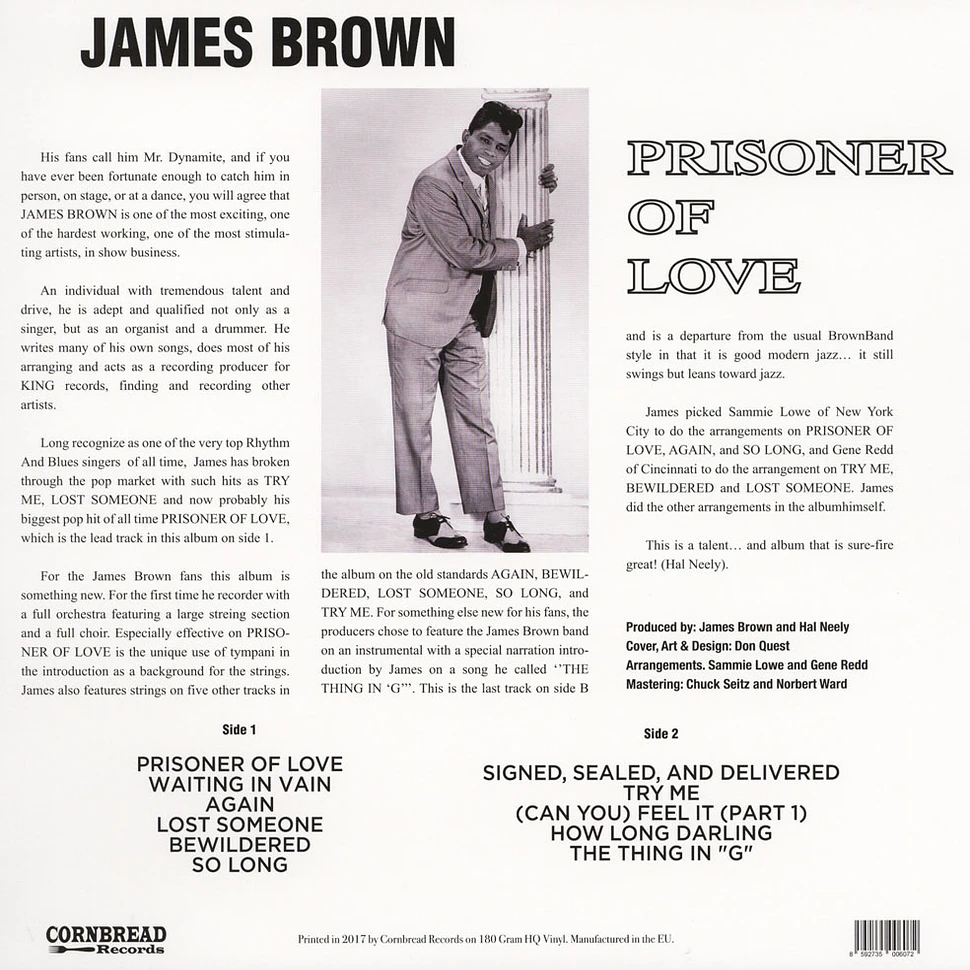 James Brown - Prisoner Of Love