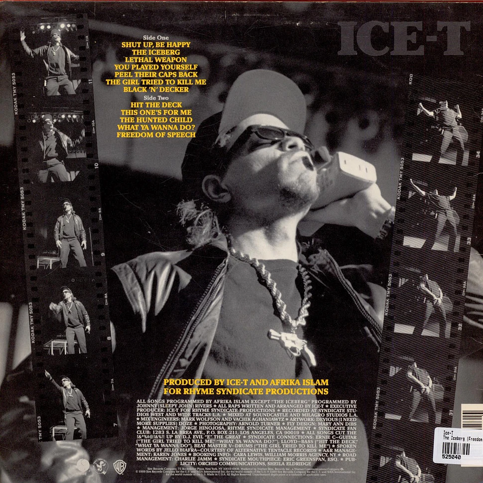 Ice-T - The Iceberg (Freedom Of Speech... Just Watch What You Say)