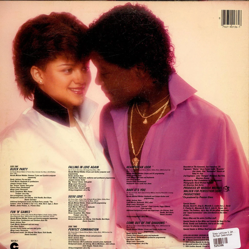 Stacy Lattisaw & Johnny Gill - Perfect Combination