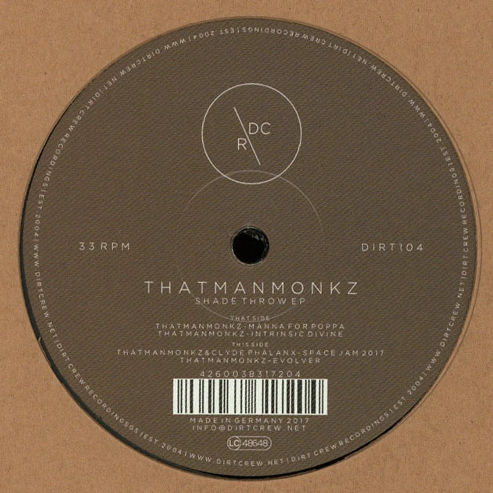 Thatmanmonkz - Shade Throw EP