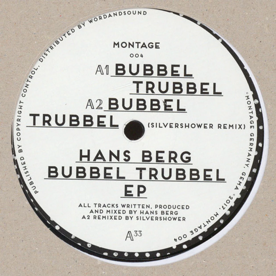 Hans Berg - Bubbel Trubbel EP