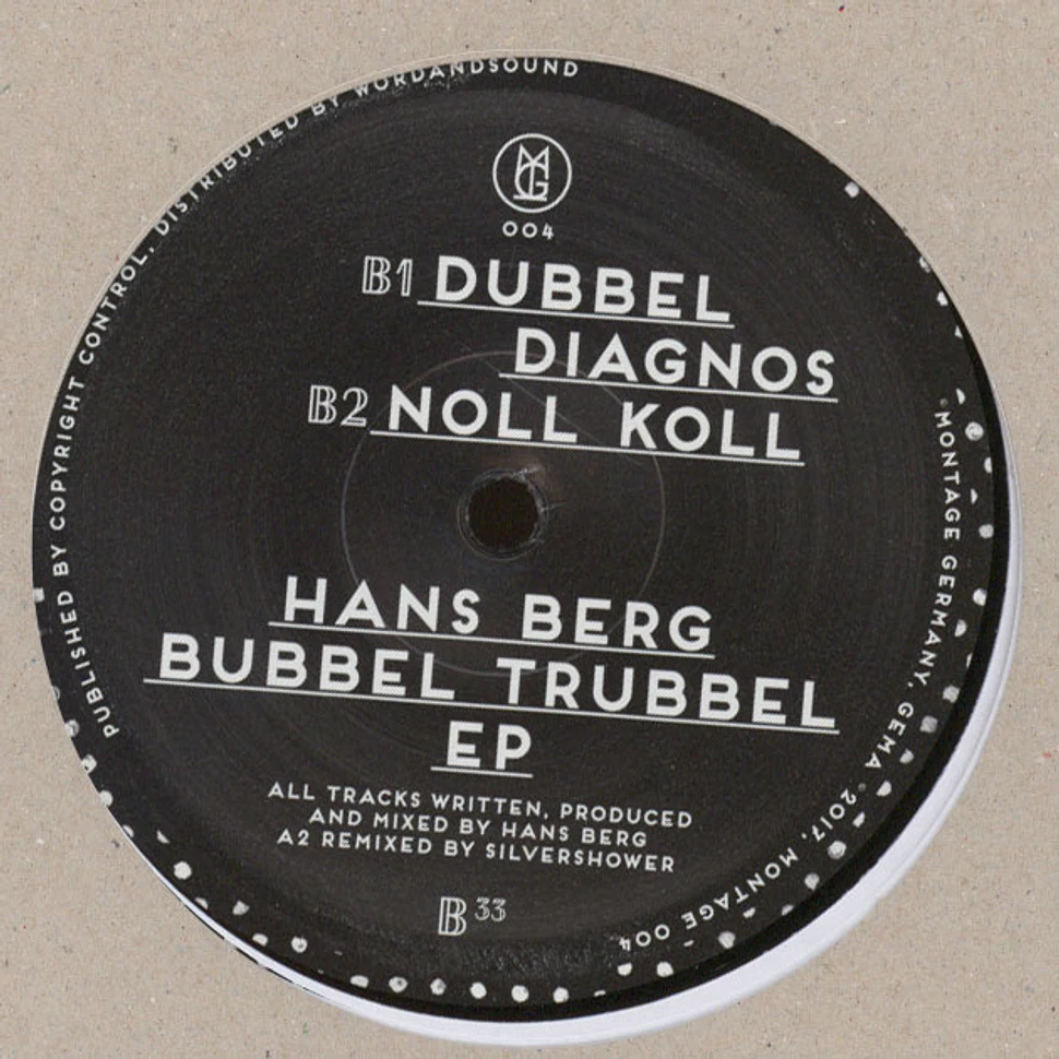 Hans Berg - Bubbel Trubbel EP