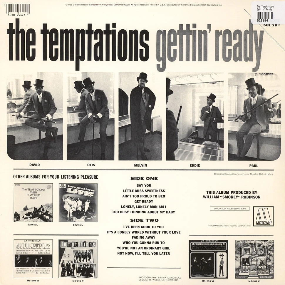 The Temptations - Gettin' Ready