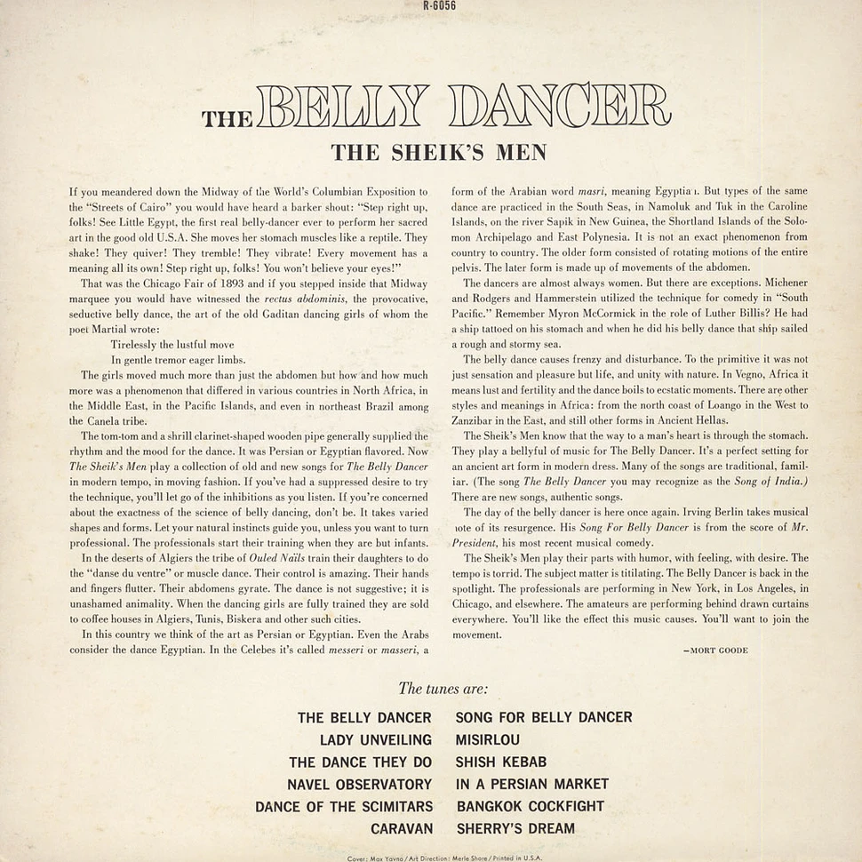 The Sheik's Men - The Belly Dancer