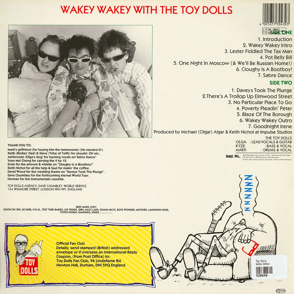 Toy Dolls - Wakey Wakey!