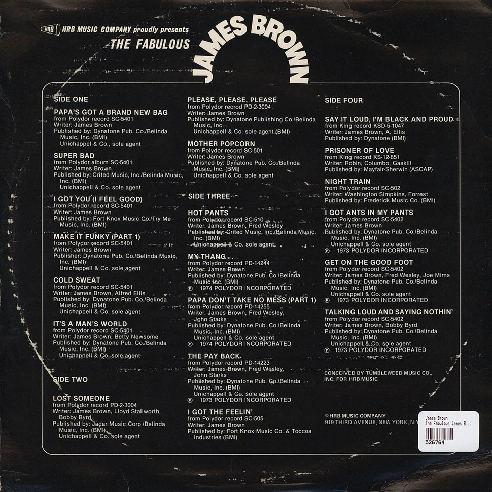 James Brown - The Fabulous James Brown