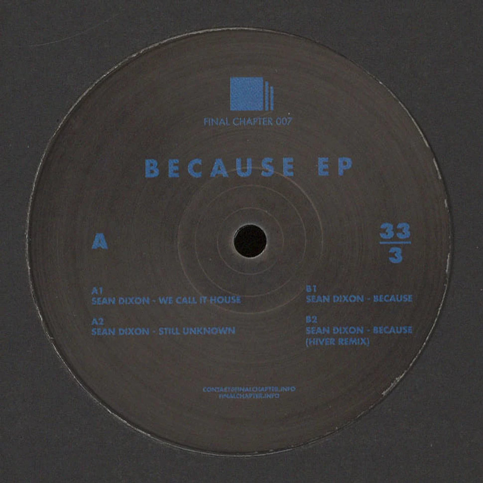 Sean Dixon - Because EP