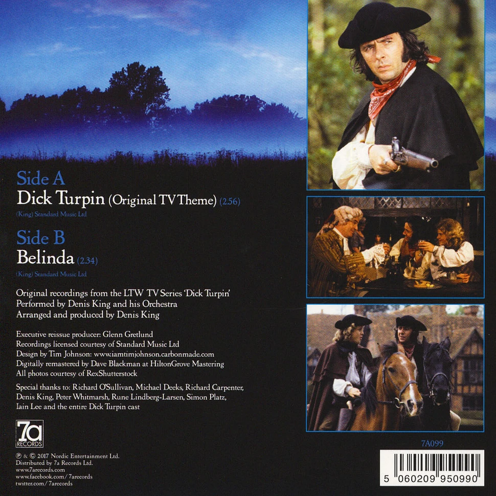 Denis King & His Orchestra - Theme From Dick Turpin Red Vinyl Edition