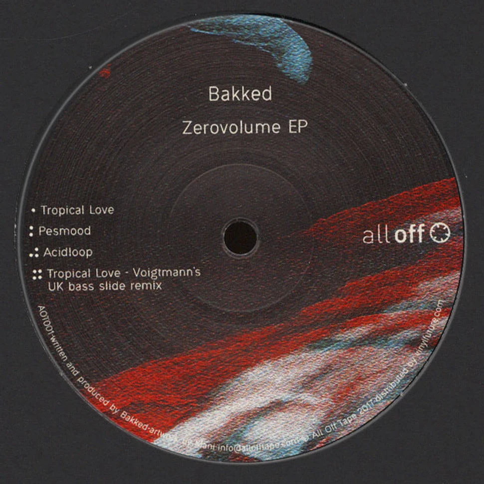 Bakked - Zerovolume EP