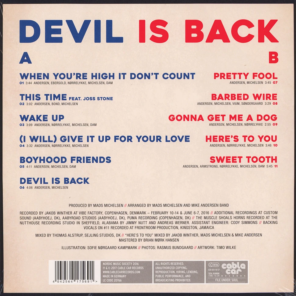 Mike Andersen - Devil Is Back