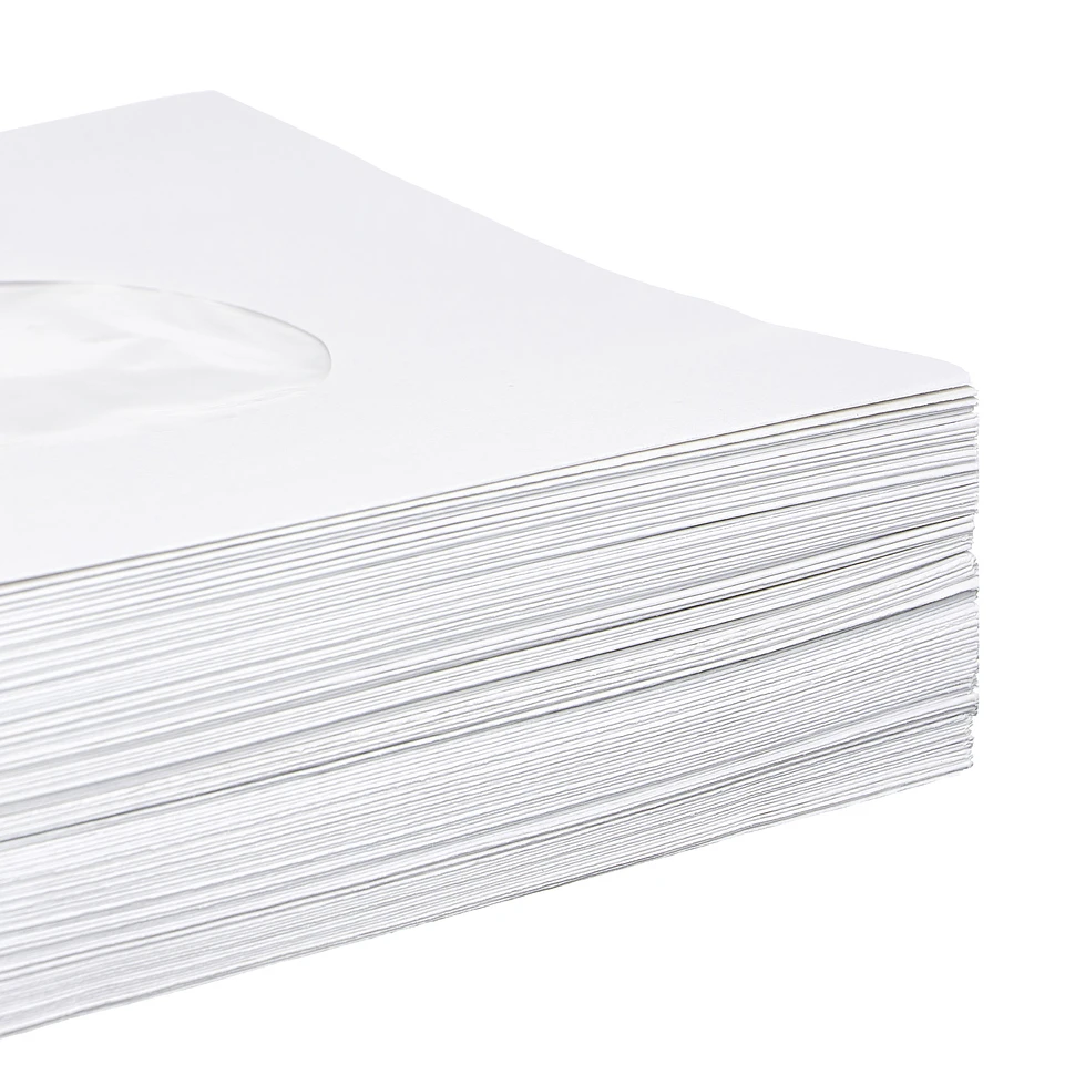 100x 7" Record Inner Sleeves - Innenhüllen (antistatisch / weiß 80 g/m²)