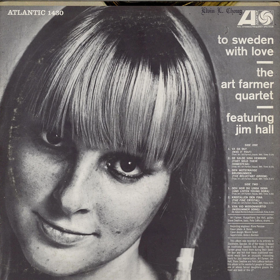 Art Farmer Quartet Featuring Jim Hall - To Sweden With Love