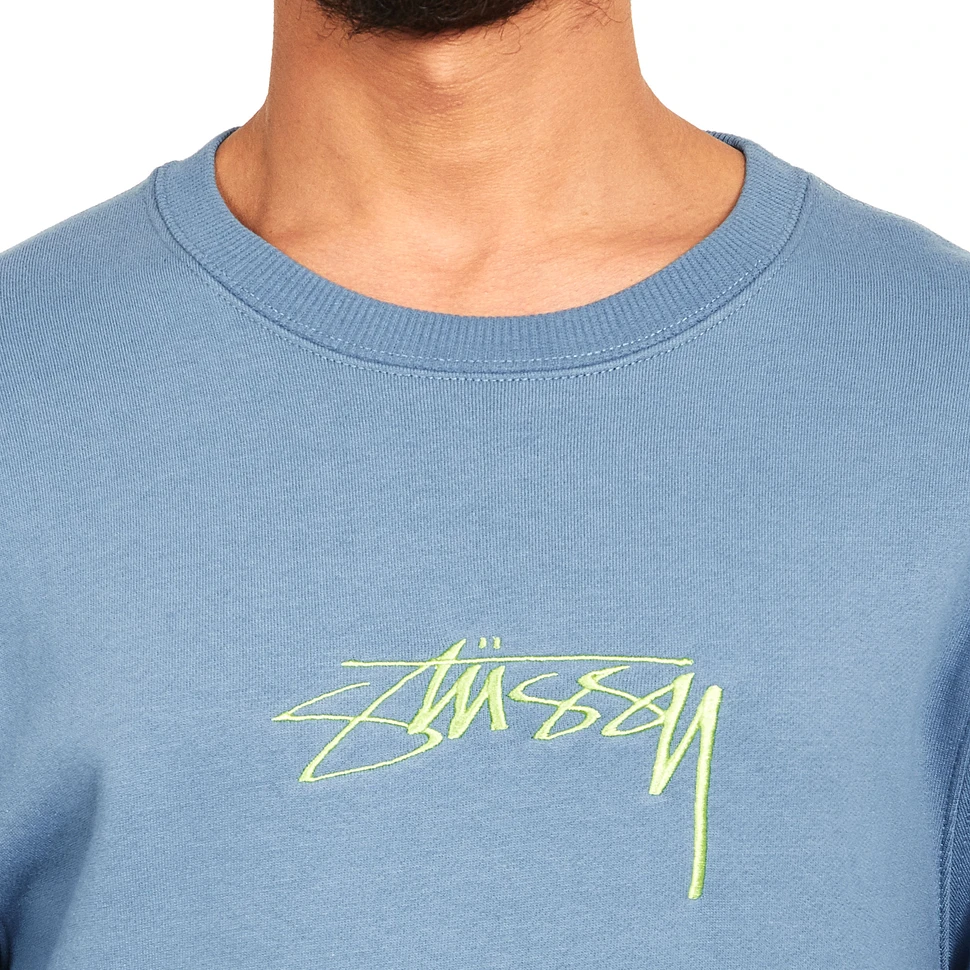 Stüssy - Smooth Stock Applique Crewneck Sweater