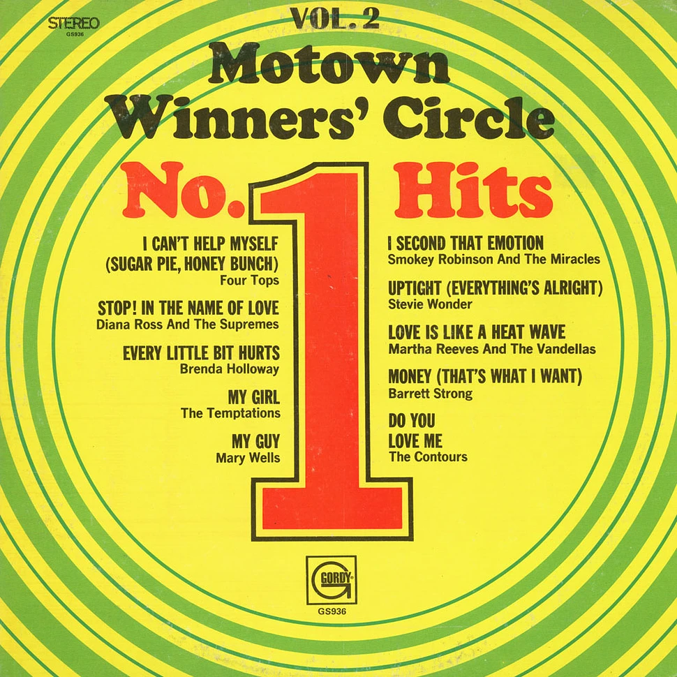 V.A. - Motown Winners' Circle No. 1 Hits Vol. 2