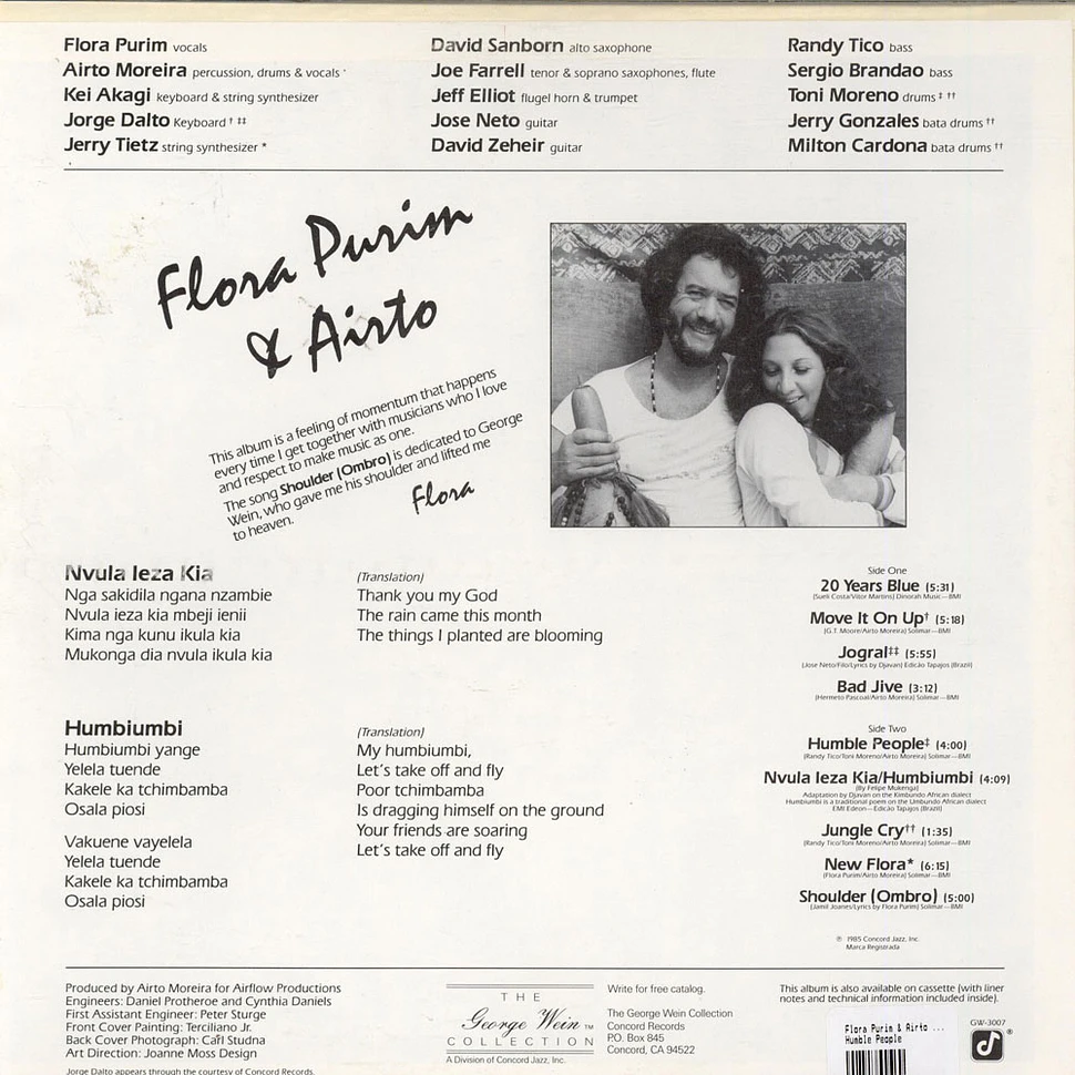 Flora Purim & Airto Moreira - Humble People