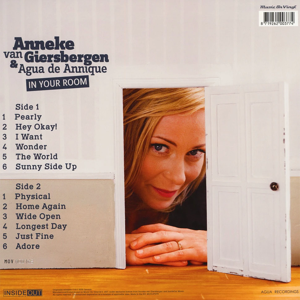 Anneke Van Giersbergen - In Your Room White Vinyl Edition