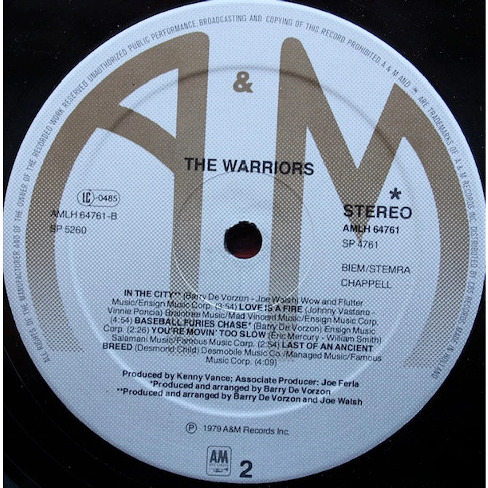 V.A. - The Warriors (The Original Motion Picture Soundtrack)