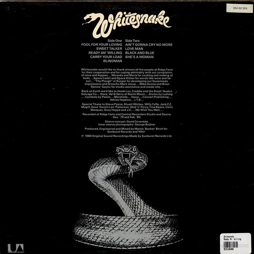 Whitesnake - Ready An' Willing
