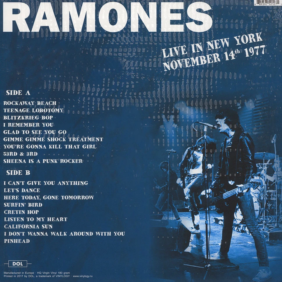Ramones - Live in New York, November 14th 1977