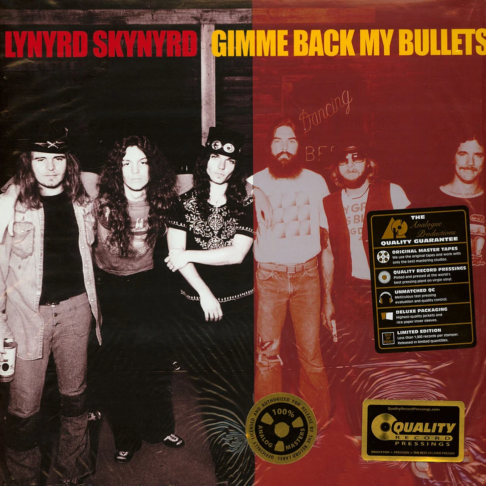 Lynyrd Skynyrd - Gimme Back My Bullets 45RPM, 200g Vinyl Edition
