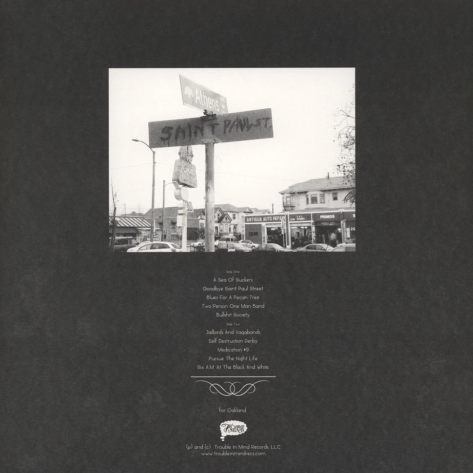 Greg Ashley - Pictures Of Saint Paul Street Black Vinyl Edition