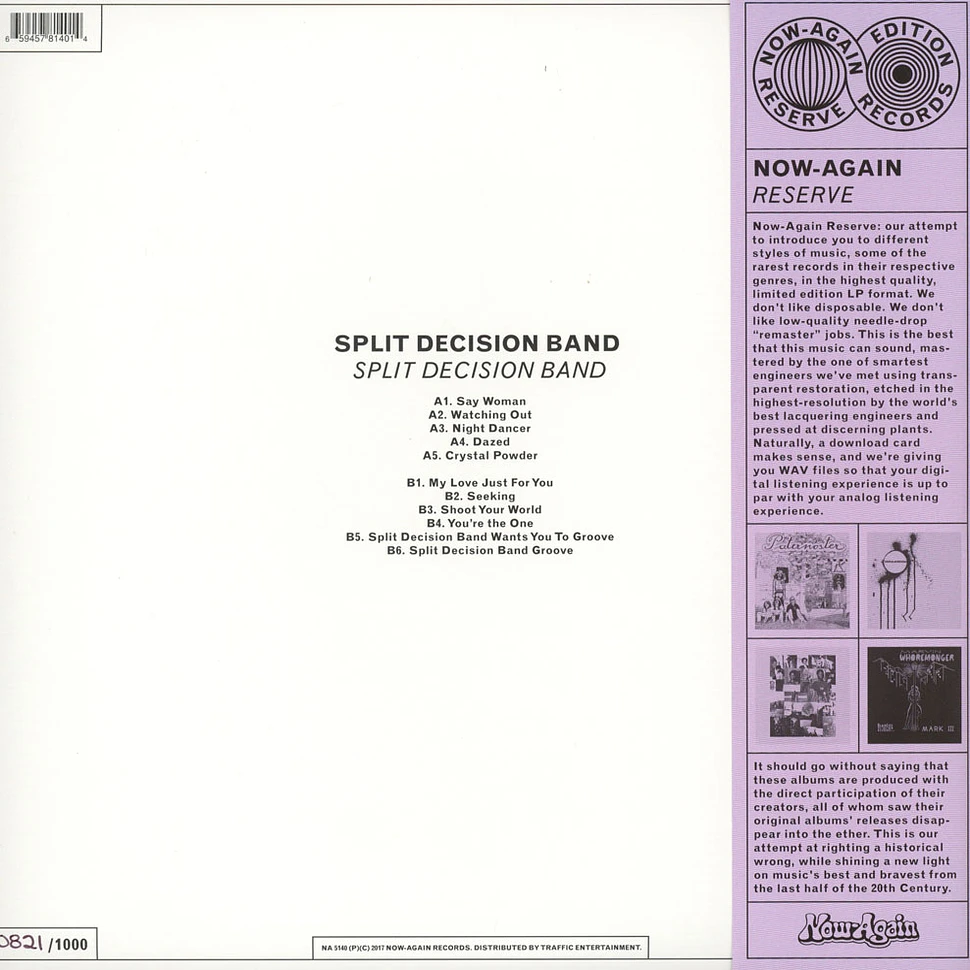 Split Decision Band - Split Decision Band