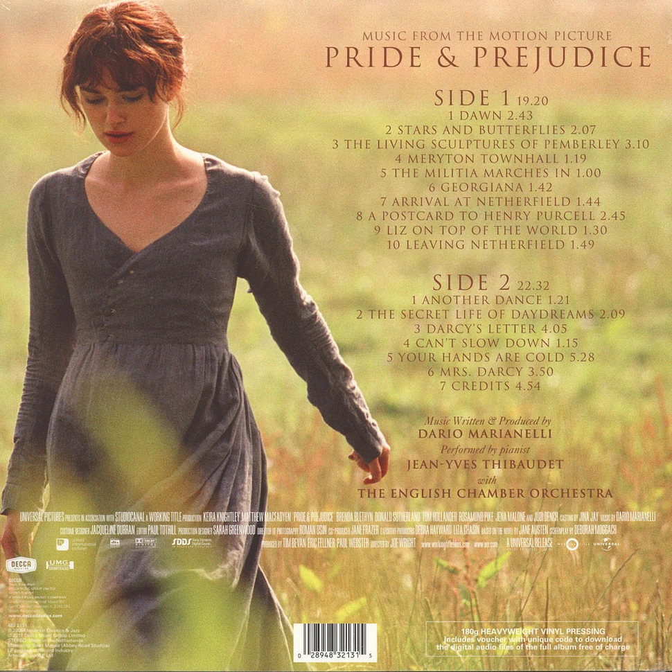 Dario Marianelli &Jean-Yves Thibaudet - OST Pride & Prejudice