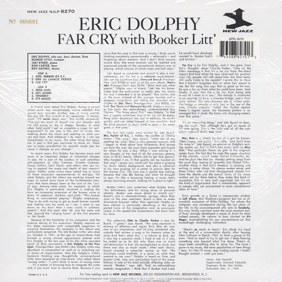 Eric Dolphy - Far Cry