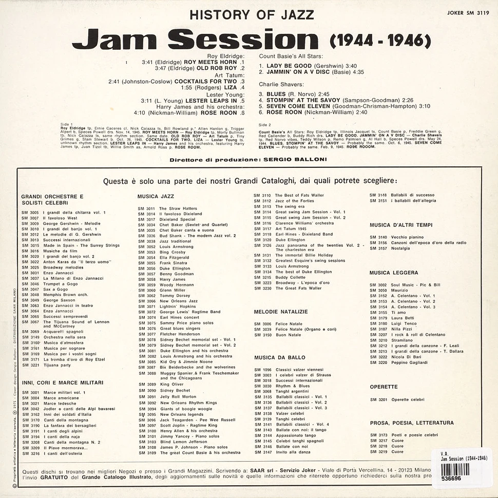 V.A. - Jam Session (1944-1946)