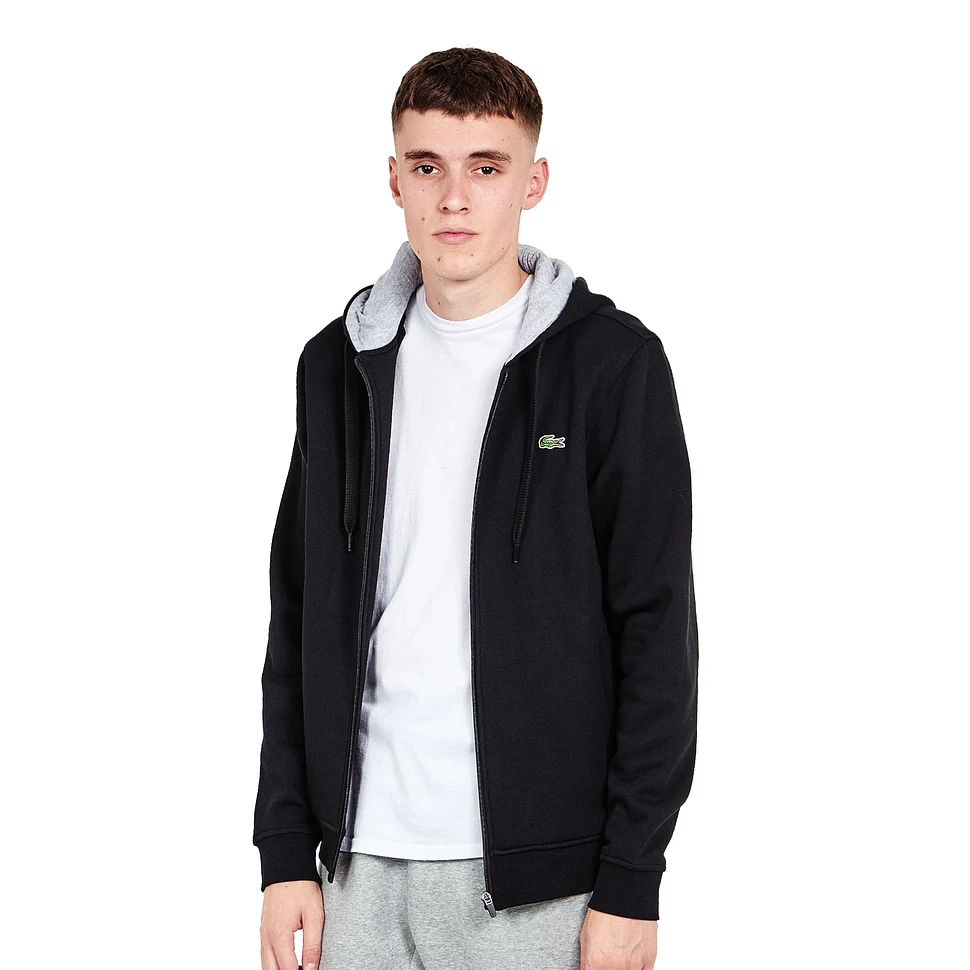 Lacoste - Brushed Fleece Zip-Up Hoodie