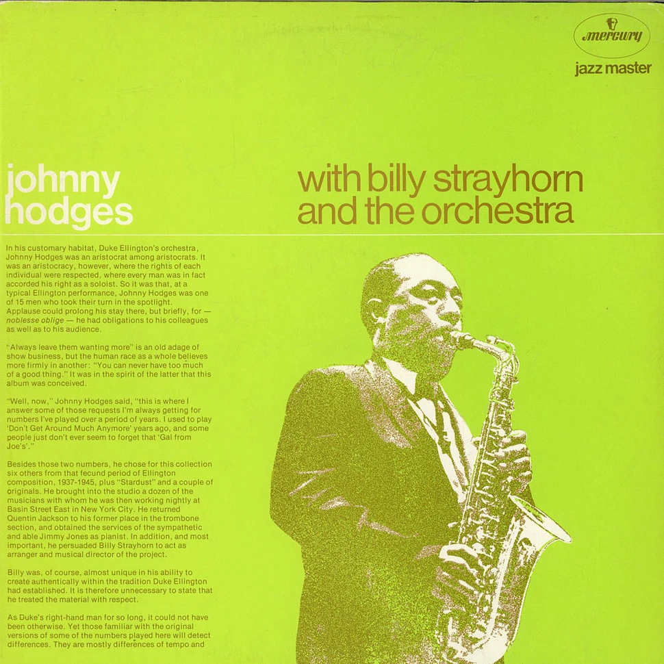 Johnny Hodges With Billy Strayhorn - Johnny Hodges With Billy Strayhorn And The Orchestra